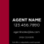 Picture of 24"x24" Yard Sign for KW - Red-Black B