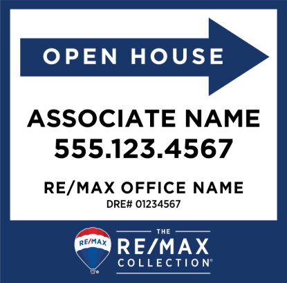 Picture of REMAX Collection 24"x24" O.H. White Ultra Frame - Standard Sign C