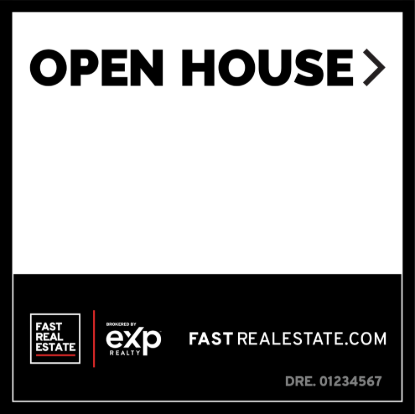 Picture of eXp Realty 20"x20" O.H. White Super Frame - FRE B