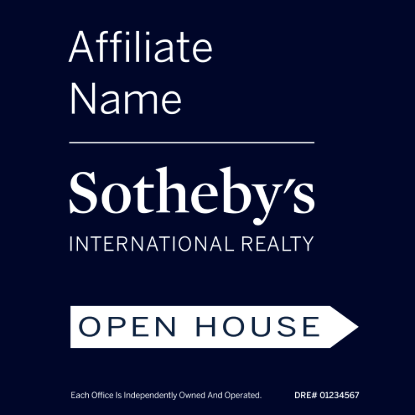Picture of Sotheby's 24"x24" O.H. Black Ultra Frame - Affiliate