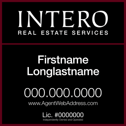 Picture of INTERO 24"x24" IFS Yard Sign - Two Line