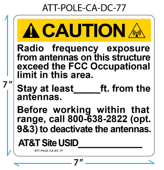 Picture of ATT-POLE-CA-DC-77 (Set of 12)