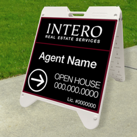 Picture for category Intero Corporate Open House White Ultra A-Frame 24"x24"